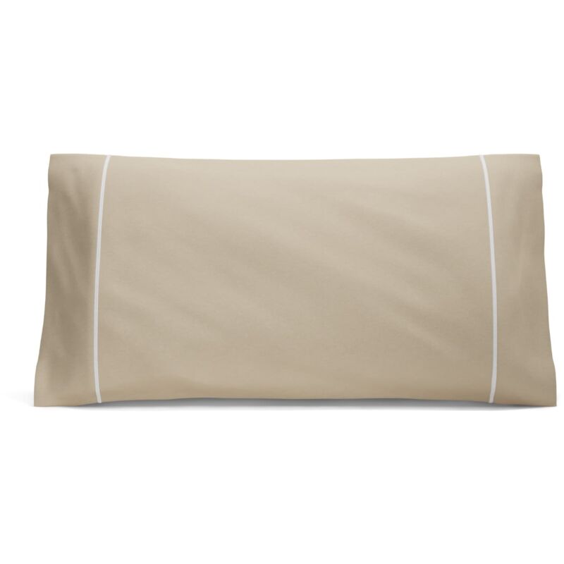 

Funda de Almohada Algodón 100% Beige 180 Hilos. Máximo Frescor, Suave, Transpirable y Ligera. Lavable 30ºC. 150 cm - Beig - Don Descanso