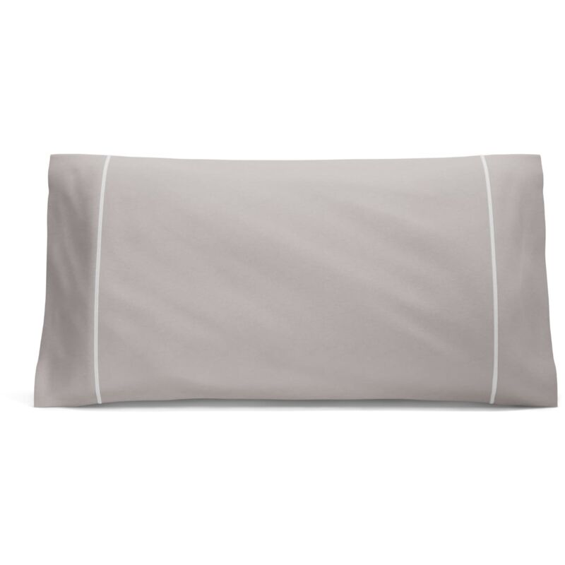 

Don Descanso - Funda de Almohada Algodón 100% Gris 180 Hilos. Máximo Frescor, Suave, Transpirable y Ligera. Lavable 30ºC. 150 cm - Gris