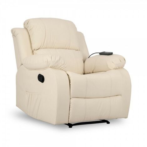 DUPI Sillón Relax Eléctrico RECLINABLE Boston Tela Gris Calor