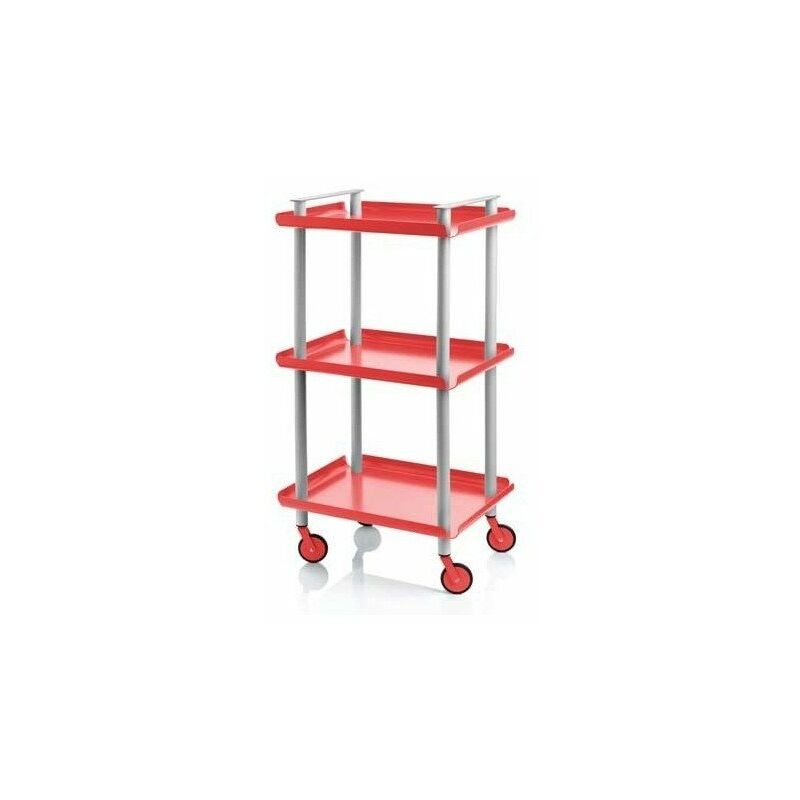 

Carrito auxiliar LEKY, armazón gris, 3 estantes. Multifuncional, práctico y decorativo.,. Diseño y fabricación española. - Don Hierro