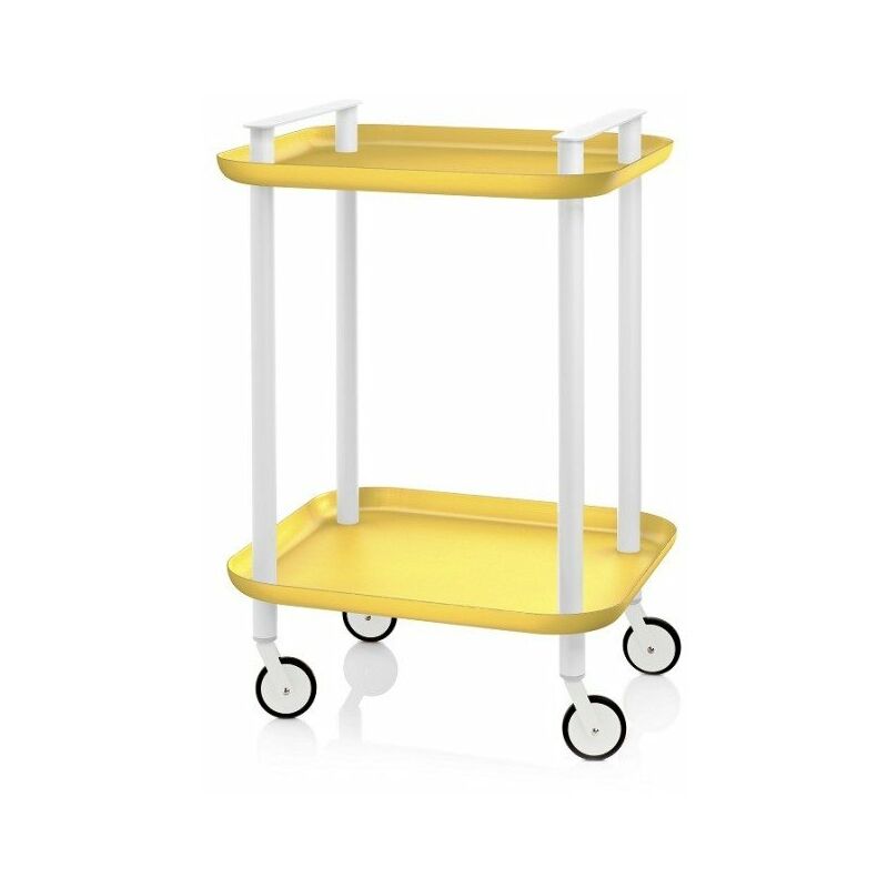 

Carrito DELICA.2, armazón blanco,. Diseño y fabricación española. - Don Hierro