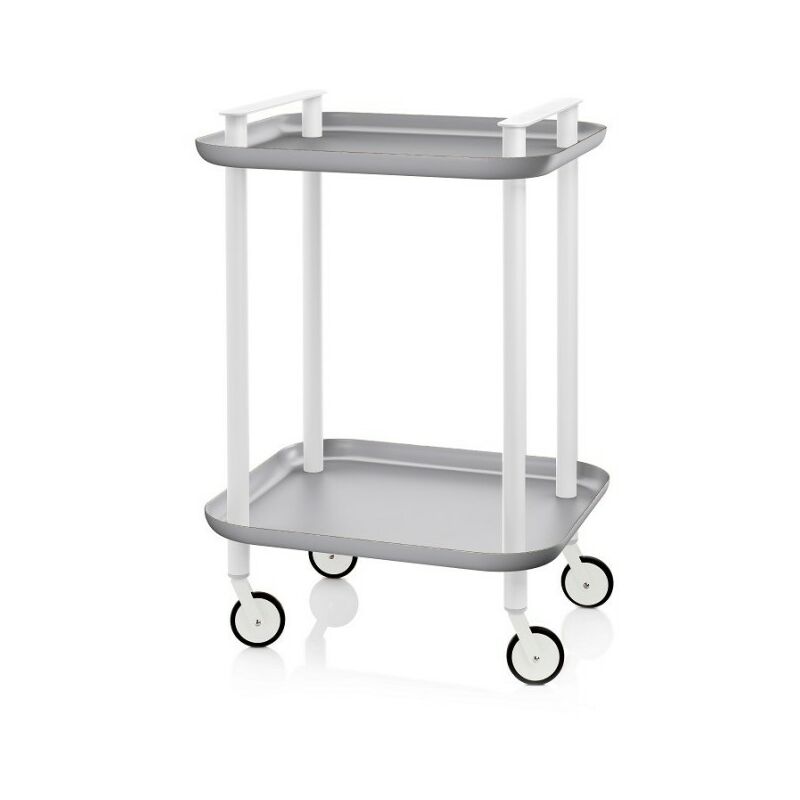 

Carrito DELICA.2, armazón blanco,. Diseño y fabricación española. - Don Hierro