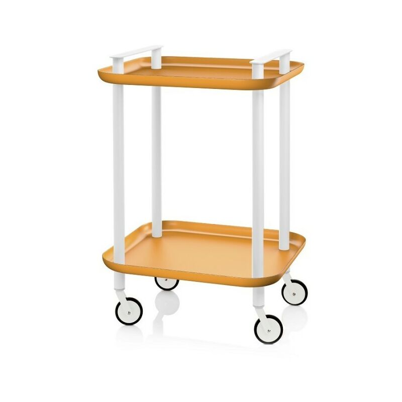 

Carrito DELICA.2, armazón blanco,. Diseño y fabricación española. - Don Hierro