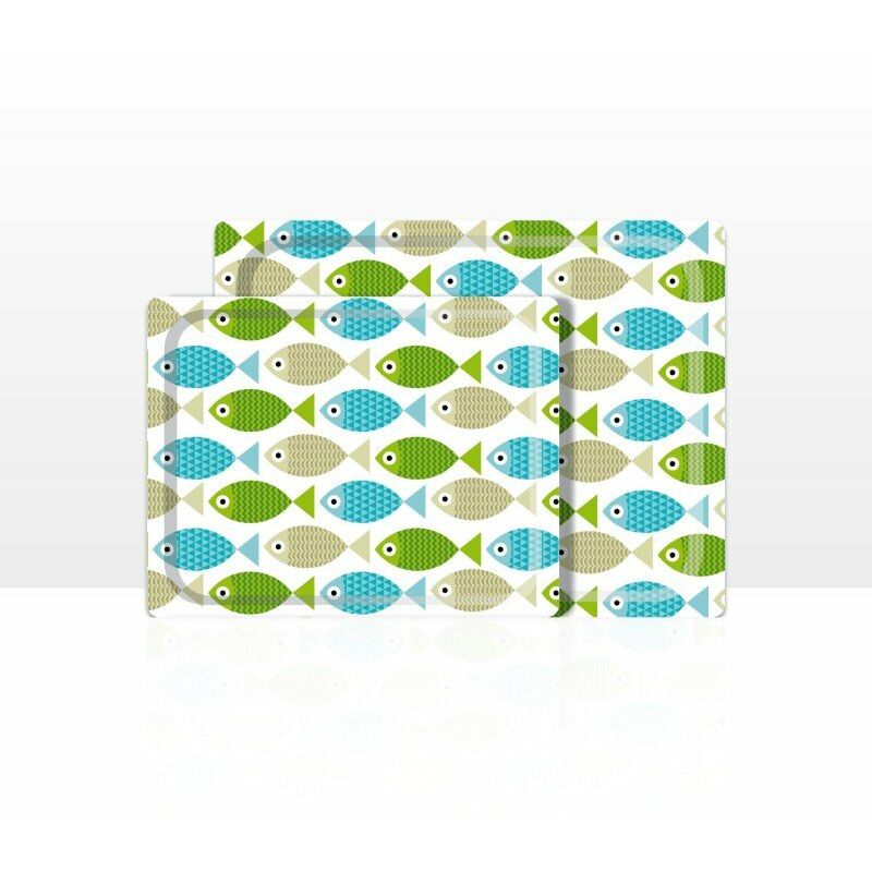 

Set de 2 bandejas (42 x 29 y 48 x 37 cm),. Diseño y fabricación española. - Don Hierro