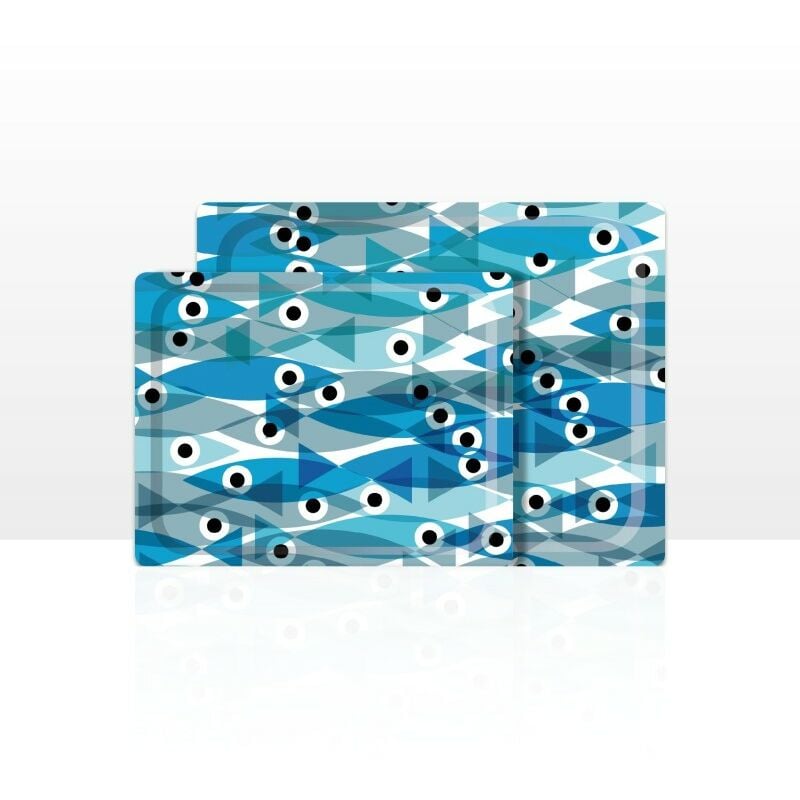 

Set de 2 bandejas (42 x 29 y 48 x 37 cm),. Diseño y fabricación española. - Don Hierro