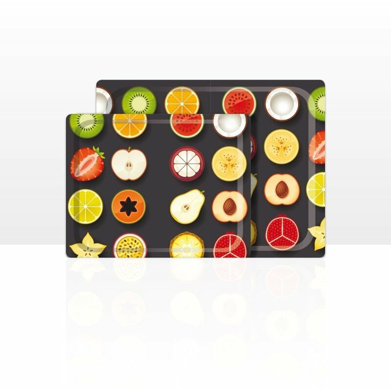 

Set de 2 bandejas (42 x 29 y 48 x 37 cm),. Diseño y fabricación española. - Don Hierro