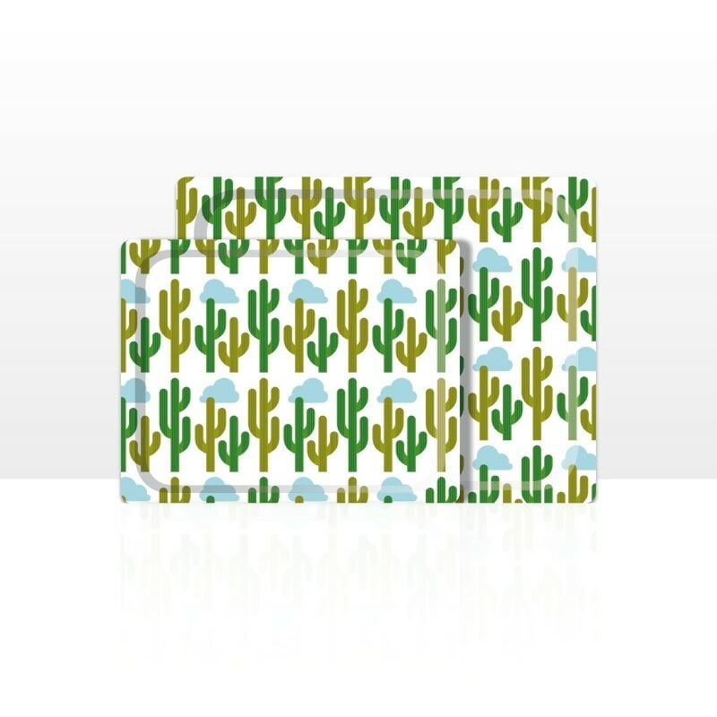 

Set de 2 bandejas (42 x 29 y 48 x 37 cm),. Diseño y fabricación española. - Don Hierro