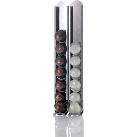 Portacápsulas Vertuo para almacenamiento de cápsulas Nespresso Vertuo,  organizador de cápsulas de café, diseño Morden y soporte para máquina de  café, metal negro (50 cápsulas de capacidad) : : Hogar y Cocina