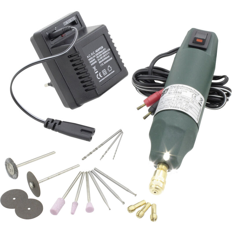 Image of Donau Elektronik - 0550 0550V1 Multifunktionswerkzeug mit Zubehör 14teilig 45 w