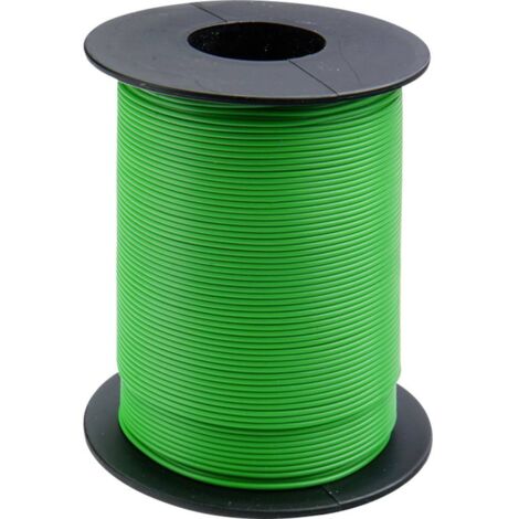 Donau Elektronik 105-4-100 Fil de câblage 1 x 0.20 mm² vert 100 m W737241