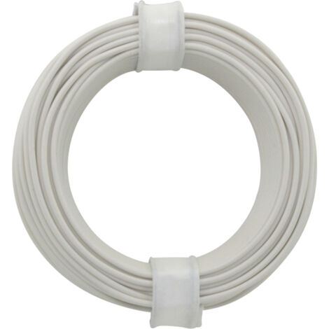 Donau Elektronik 105-5 Schaltdraht  1 x 0.20 mm² Weiß 10 m
