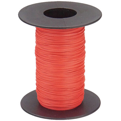 Donau Elektronik 110-0-100 Litze  1 x 0.04 mm² Rot 100 m