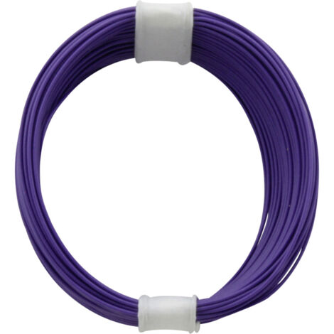 Donau Elektronik 110-6 Litze  1 x 0.04 mm² Violett 10 m