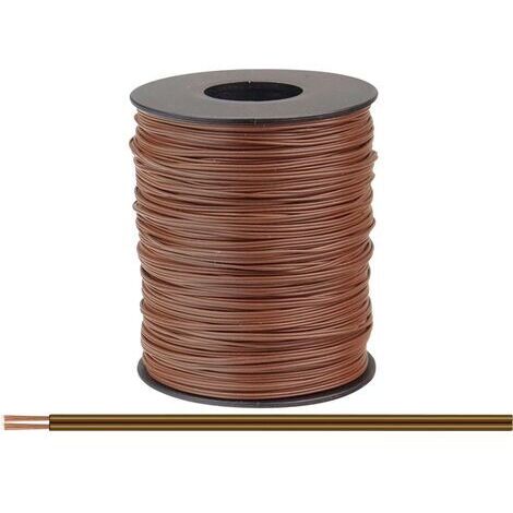 Donau Elektronik 114-88-100 Litze  2 x 0.08 mm² Braun 100 m