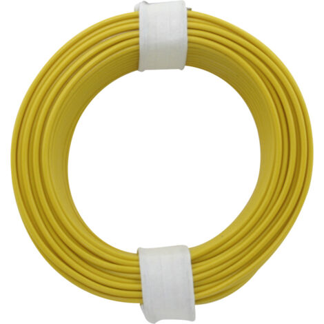 Donau Elektronik 118-3 Litze  1 x 0.14 mm² Gelb 10 m
