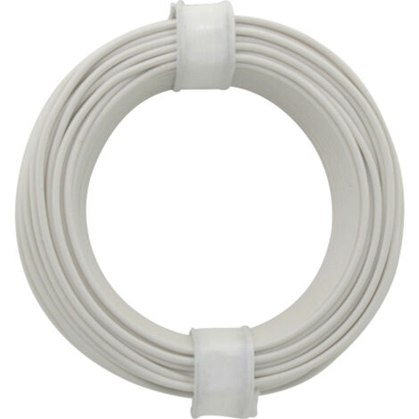Donau Elektronik 118-5 Litze  1 x 0.14 mm² Weiß 10 m