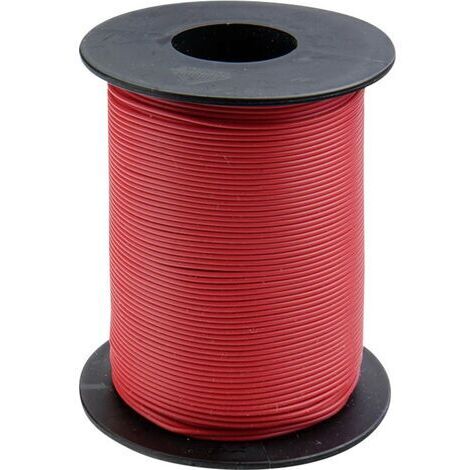 Donau Elektronik 119-10 Litze  1 x 0.14 mm² Rot 100 m