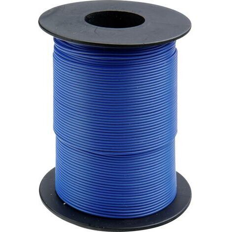 Donau Elektronik 119-12 Litze  1 x 0.14 mm² Blau 100 m