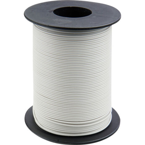 Donau Elektronik 119-15 Litze  1 x 0.14 mm² Weiß 100 m