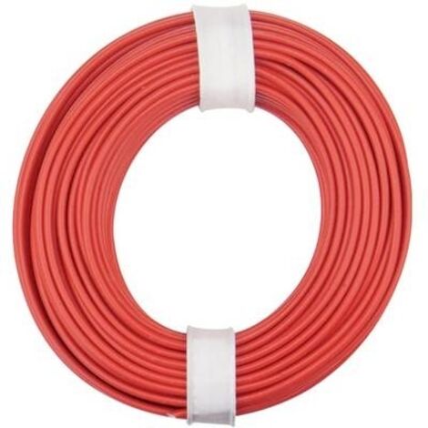 DONAU ELEKTRONIK 125-010 CAVO PER CABLAGGI 1 X 0.25 MM² ROSSO 10 M