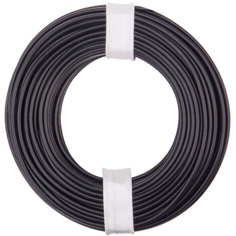 Donau Elektronik 125-011 Litze  1 x 0.25 mm² Schwarz 10 m