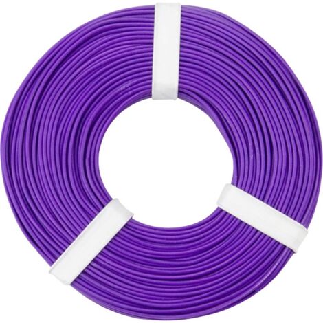 Donau Elektronik 125-056 Cavo per cablaggi 1 x 0.25 mm² Violetto 50 m