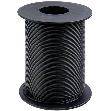 Donau Elektronik 125-S25-1 Fil de câblage 1 x 0.25 mm² noir 25 m