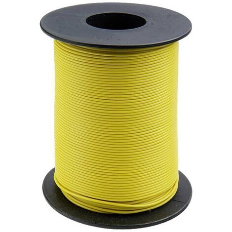 DONAU ELEKTRONIK 125-S25-3 CABLAGGIO FILO 1 X 0,25 MM GIALLO 25 M
