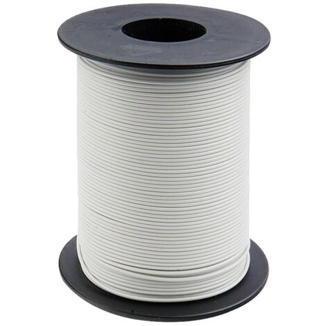 Donau Elektronik 125-S25-5 Fil de câblage 1 x 0.25 mm² blanc 25 m