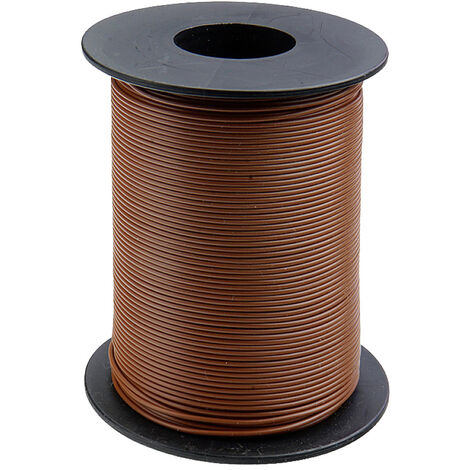 Donau Elektronik 125-S25-8 Litze  1 x 0.25 mm² Braun 25 m