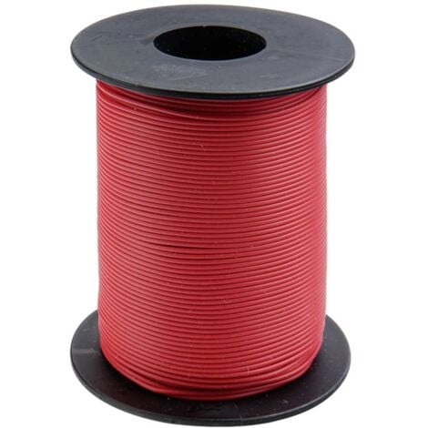 Donau Elektronik 125-S50-0 Cavo per cablaggi 1 x 0.25 mm² Rosso 50 m