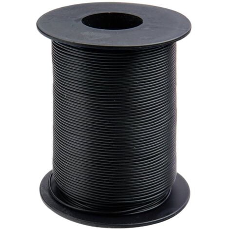 Donau Elektronik 125-S50-1 Cavo per cablaggi 1 x 0.25 mm² Nero 50 m