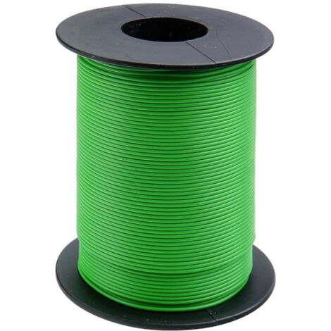 Donau Elektronik 125-S50-4 Fil de câblage 1 x 0.25 mm² vert 50 m W181842