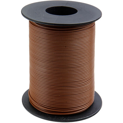 Donau Elektronik 125-S50-8 Litze  1 x 0.25 mm² Braun 50 m