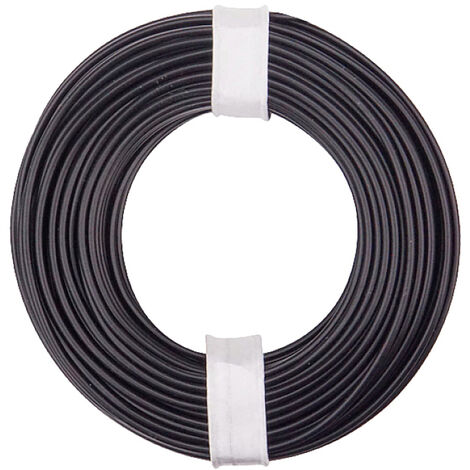 Donau Elektronik 150-011 Litze  1 x 0.50 mm² Schwarz 10 m