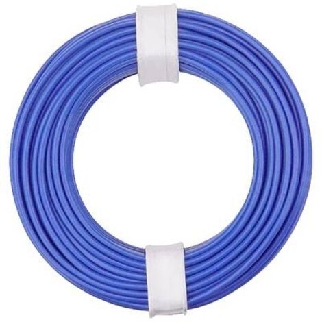 Donau Elektronik 150-012 Cavo per cablaggi 1 x 0.50 mm² Blu 10 m