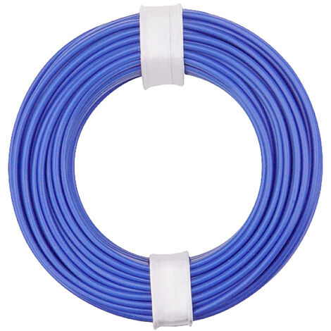 Donau Elektronik 150-012 Litze  1 x 0.50 mm² Blau 10 m