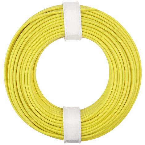 Donau Elektronik 150-013 Litze  1 x 0.50 mm² Gelb 10 m