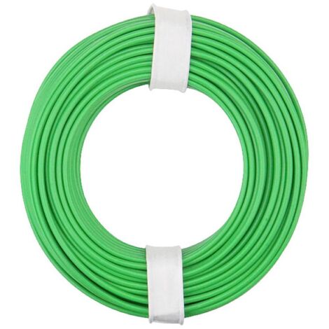Donau Elektronik 150-014 Cavo per cablaggi 1 x 0.50 mm² Verde 10 m