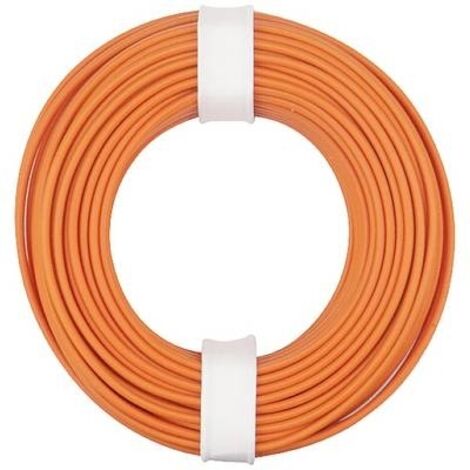 Donau Elektronik  150-017 Cavo per cablaggi 1 x 0.50 mm² Arancione 10 m
