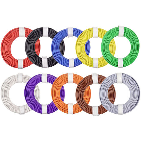 Donau Elektronik 150-MIX Litze  1 x 0.50 mm² Bunt, 10-farbig 1 Set