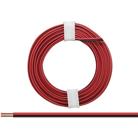 DONAU ELEKTRONIK 2185 DOUBLE FIL, ROUGE/NOIR, 5 M DONAU ELEKTRONIK GMBH DONAU ELEKTRONIK 218-5