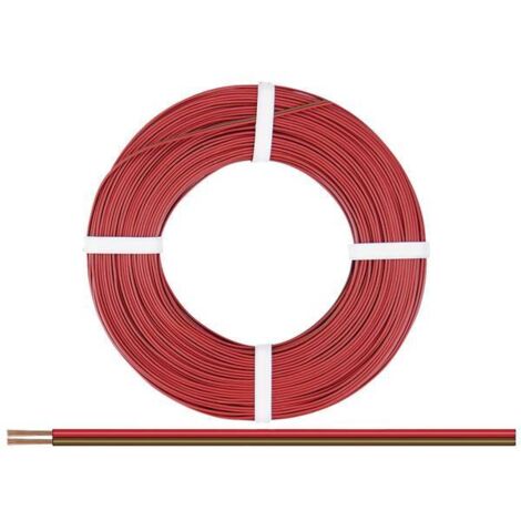 Donau Elektronik 275-08-25 Cavo per cablaggi 2 x 0.75 mm² Rosso - Marrone 25 m