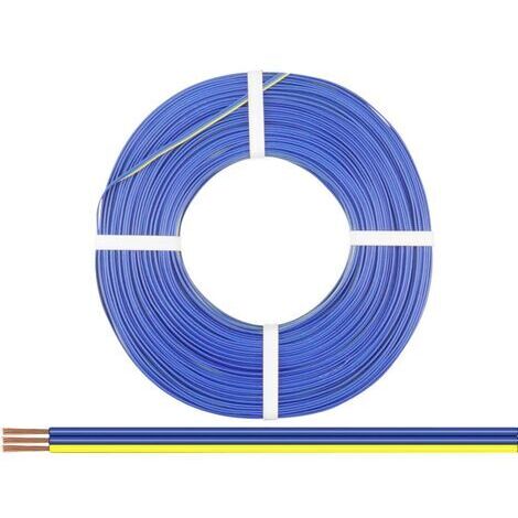 Donau Elektronik 318-223-50 Litze  3 x 0.14 mm² Blau, Blau, Gelb 50 m