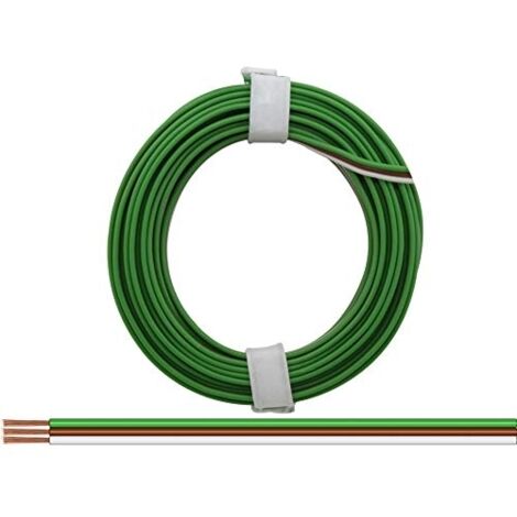 Donau Elektronik 318-5 Cavo per cablaggi 3 x 0.14 mm² Verde, Marrone, Bianco 5 m