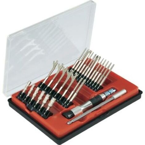 Donau Elektronik 815028 Kit inserti 27 parti Taglio, Croce Phillips, Profilo a T, Esagono esterno