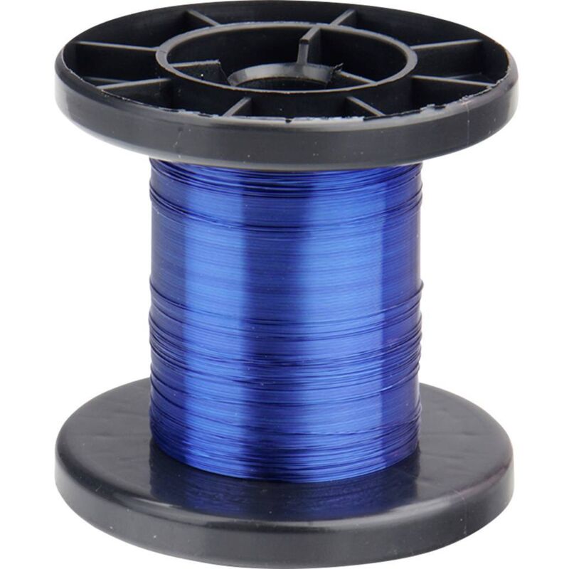 Fil de cuivre émaillé Diamètre extérieur (avec vernis isolant)=0.15 mm 100 m - Donau Elektronik