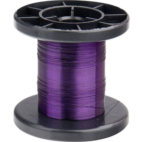 Donau Elektronik Filo di rame smaltato viola 0,15 mm 100 m