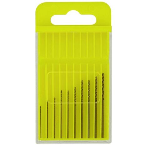 Donau Elektronik HSS-CO-200 HSS-CO-200 HSS Jeu de forets pour le métal 0.3 mm, 0.4 mm, 0.5 mm, 0.6 mm, 0.7 mm, 0.8 mm,