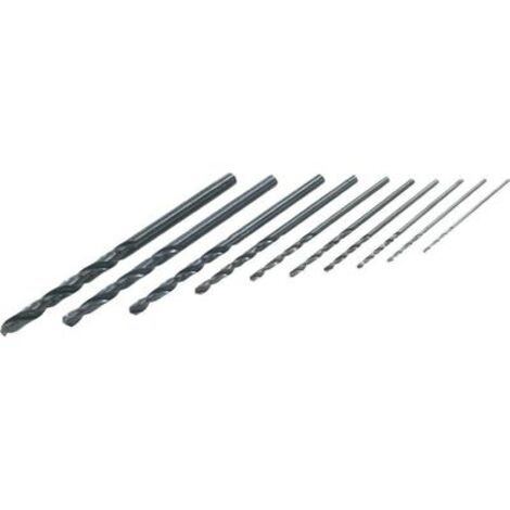 Donau Elektronik HSS100 HSS Kit punte cave 10 parti 0.8 mm, 0.95 mm, 1.1 mm, 1.2 mm, 1.45 mm, 2.05 mm, 2.5 mm, 3.3 mm D